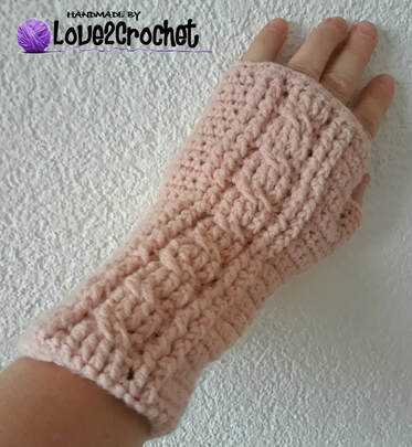Womens Lace Wool Fingerless Gloves Hand Knitted Pink, Magenta Wool Mitts  Ladies Hand Warmers Elegant Lace Design 